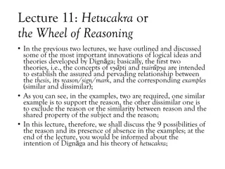 Hetucakra: Theory of Reasoning and Logical Innovations by Dignāga