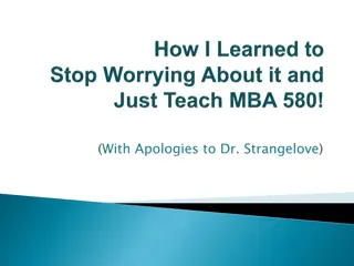 Innovative Approaches to Teaching Business Statistics for Grad Students