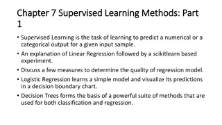 Understanding Supervised Learning - Linear Regression, Logistic Regression & Decision Trees