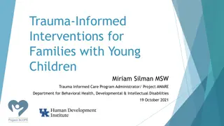 Strategies to Support Children and Families in Trauma-Informed Interventions