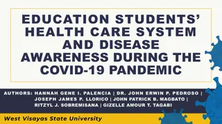 Health Awareness Among Education Students During COVID-19 Pandemic