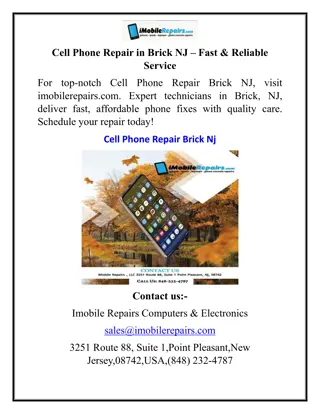 Cell Phone Repair in Brick NJ – Fast & Reliable Service