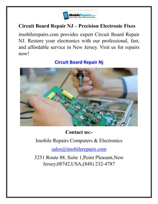 Circuit Board Repair NJ – Precision Electronic Fixes