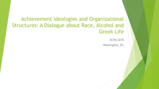 Dialogue on Achievement Ideologies, Race, and Organizational Structures