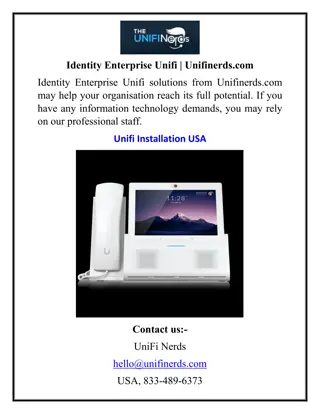 Identity Enterprise Unifi Unifinerds.com