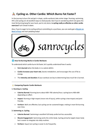 Cycling vs. Other Cardio Which Burns Fat Faster
