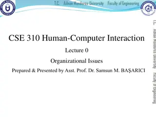 Understanding Human-Computer Interaction: Course Overview and Objectives