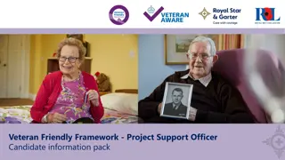 Supporting Veterans in Care Homes: Project Support Officer Role