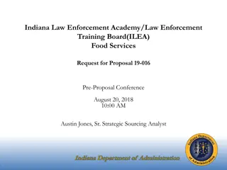 Indiana Law Enforcement Academy Food Services RFP
