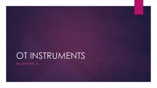 Surgical Instruments Overview: Scalpels, Forceps, and Nomenclature