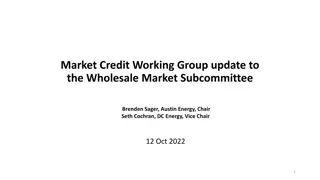 ERCOT Market Credit Working Group Update and NPRR Reviews October 2022