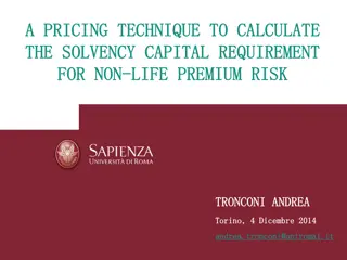 Solvency Capital Requirement for Non-Life Premium Risk Calculation Technique