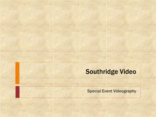 Professional Videography and Audio Services for Special Events