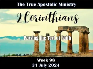 Understanding the Themes and Lessons of 2 Corinthians for Stronger Christian Living