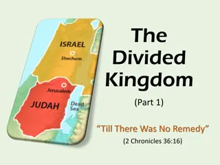 Divided Kingdom in Chronicles: Ahaziah and Jehoshaphat's Reign