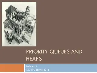 Priority Queues and Heaps - CS2110 Spring 2016 Lecture Overview
