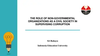 Non-Governmental Organizations in Supervising Corruption: A Civil Society Perspective