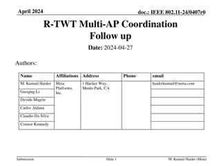IEEE 802.11-24: Extending R-TWT for Multi-AP Deployments