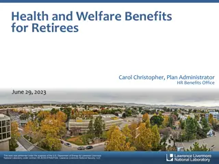 Health and Welfare Benefits for Retirees: Eligibility and Coverage Details