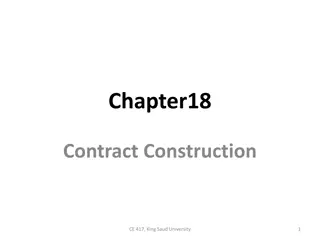 Construction Contract Process and Law Overview