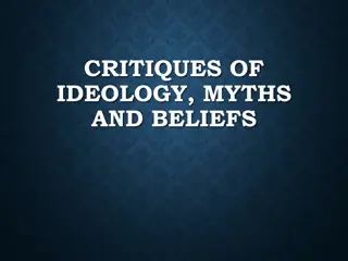 Critiques of Ideology, Myths, and Beliefs in Economic Studies