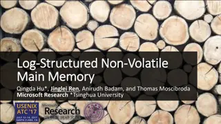 Understanding Non-Volatile Main Memory in Computer Architecture