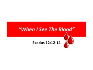 The Significance of Blood in Exodus and Redemption