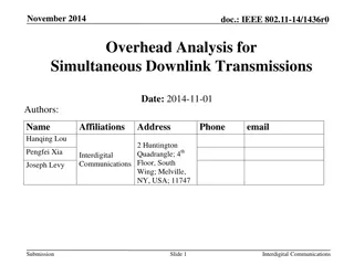 Analysis of IEEE 802.11 Transmission Overheads
