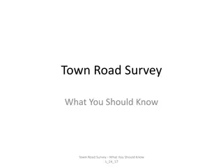 Road Survey Insights and Costs