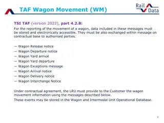 Improving Wagon Movement Reporting in Rail Logistics