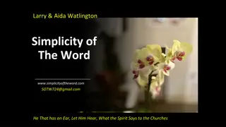 Exploring Wisdom and Understanding in Scripture Narratives