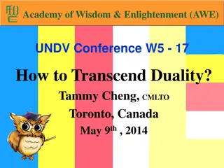 Transcending Duality: AWE Teachings on Enlightenment