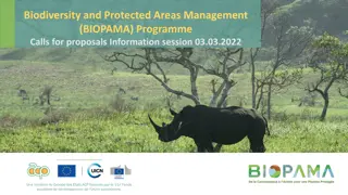 BIOPAMA Programme Calls for Proposals - Enhancing Biodiversity Conservation
