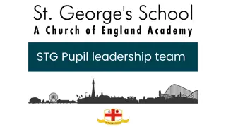Pupil Leadership Team Opportunities at St. George's Academy