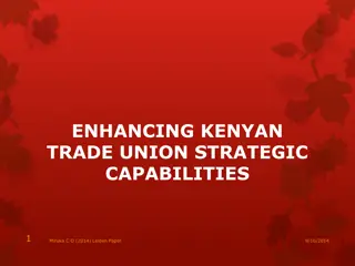 Enhancing Kenyan Trade Union Strategic Capabilities