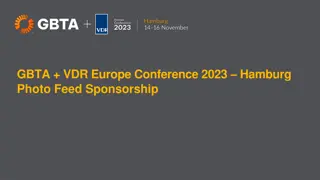 Exclusive Photo Feed Sponsorship Opportunity at GBTA + VDR Europe Conference 2023 Hamburg