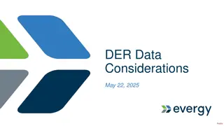 DER Data Considerations and NERC Standards in Energy Planning