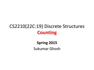 Discrete Structures and Counting Examples for Learning