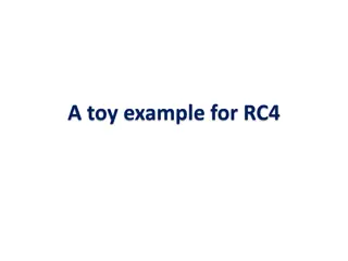 RC4 Toy Examples and An Introduction to Stream Generation