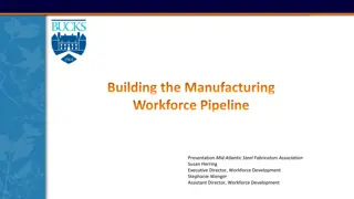 Building the Manufacturing Workforce Pipeline Programs