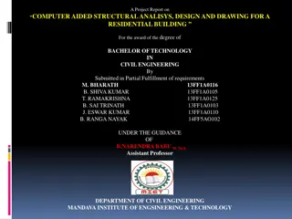 Computer-Aided Structural Analysis and Design for Residential Building