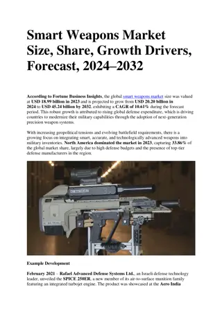 Smart Weapons Market Size