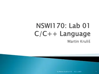 Learn C Programming Fundamentals with Martin Kruli