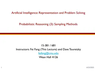 Probabilistic Reasoning and Sampling Methods in Artificial Intelligence