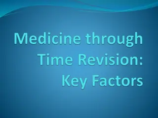 Factors Influencing Change and Continuity in Medicine Throughout History