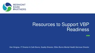 Resources to Support VBP Readiness and Tools for Vermont Care Partners