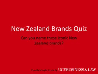 Test Your Knowledge with the Iconic New Zealand Brands Quiz!