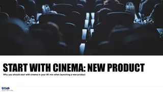 Why Starting with Cinema is Crucial for a Successful New Product Launch