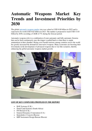 Automatic Weapons Market