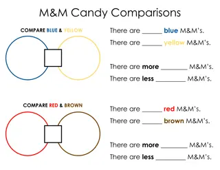Candy Color Comparisons - M&M vs Skittles